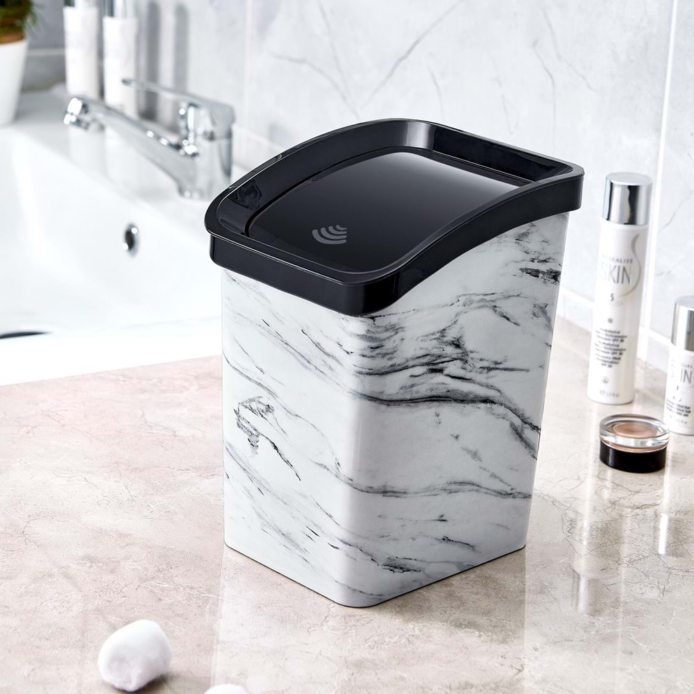 ÖZER D080 SMART NO 0 KLİK DESENLİ ÇÖP KOVASI *24*