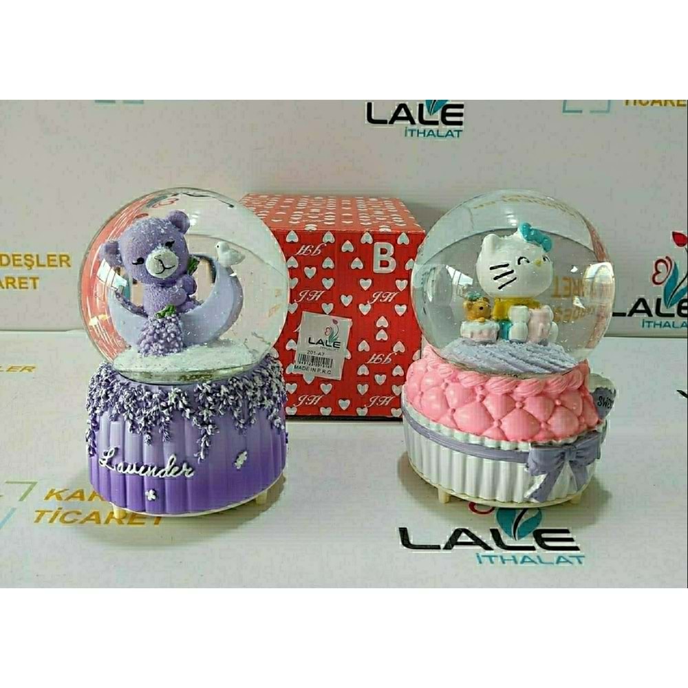 LALE İTHALAT 201A PİLLİ CAM KÜRE *24*