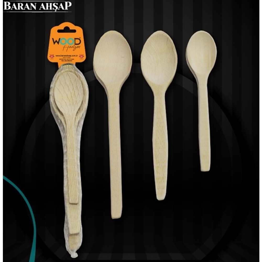 BARAN AHŞAP 3758 KEPÇE SET *200*