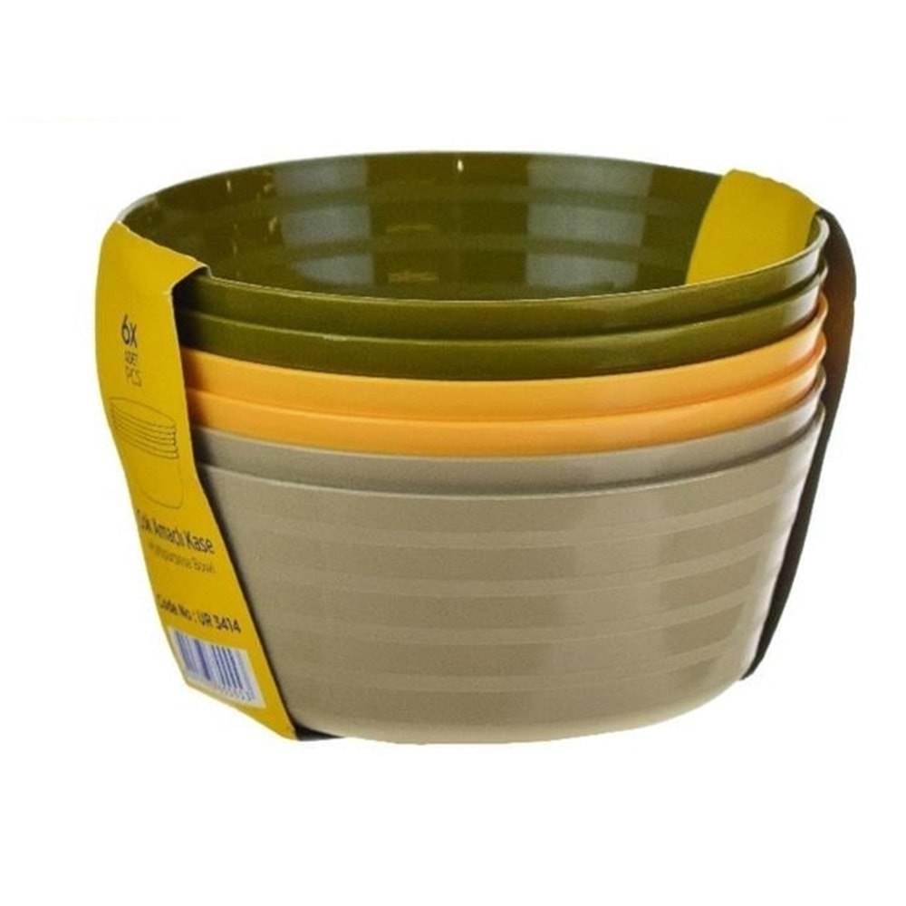 URVE 3414 ÇOK AMAÇLI KASE 6 LI *24