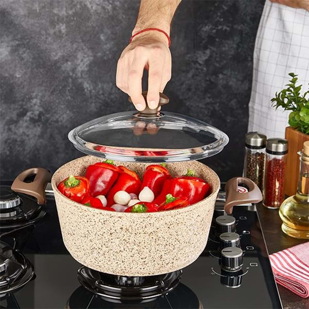 FALEZ CRE 3006 CREAMY 26 CM TENCERE 5.8 LT *6*