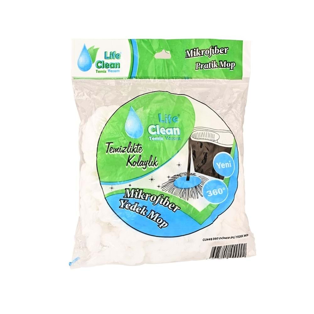 BİLLUR CLN49 360 DÖNER İPLİ YEDEK MOP *200*