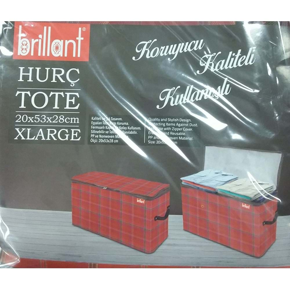 BRİLLANT 82102 DELUXE XLARGE 20*53*28 FERMUARLI HURÇ *12*