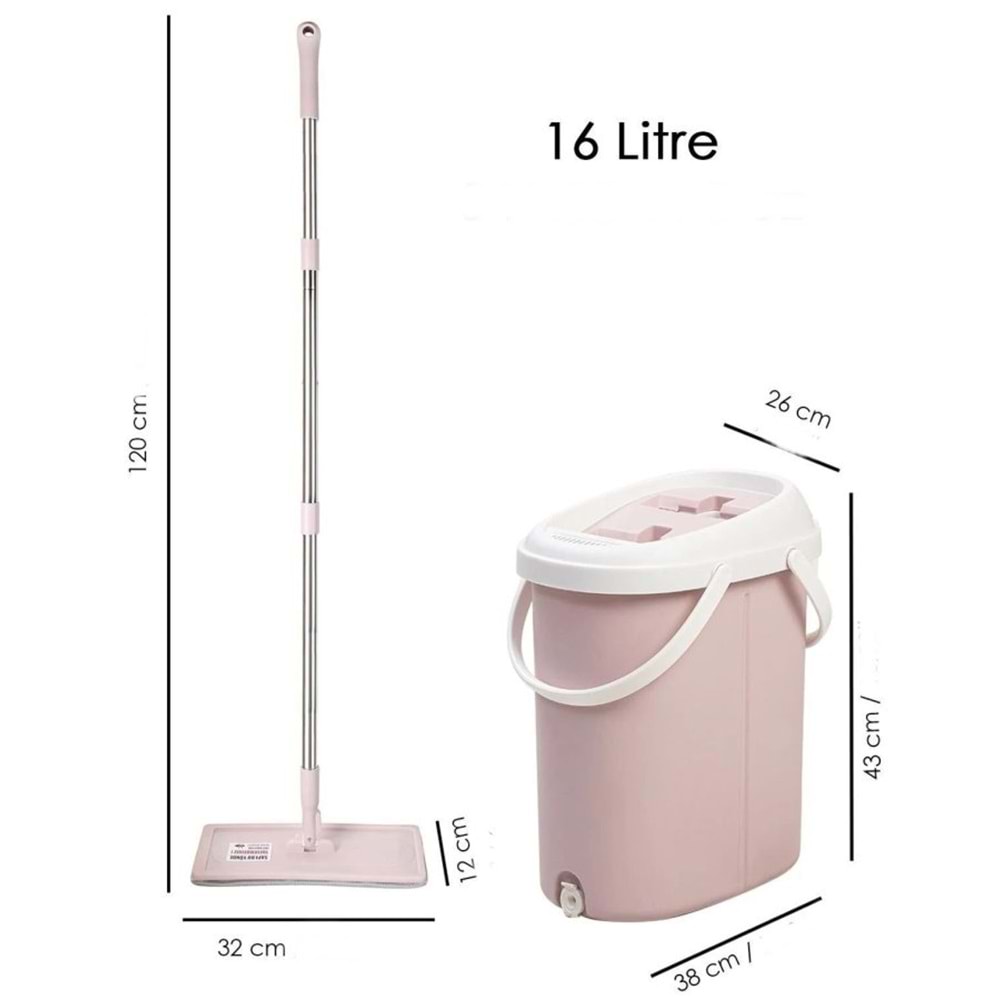 AKAY 741 BİG TABLET MOP SET 16 LT *1*