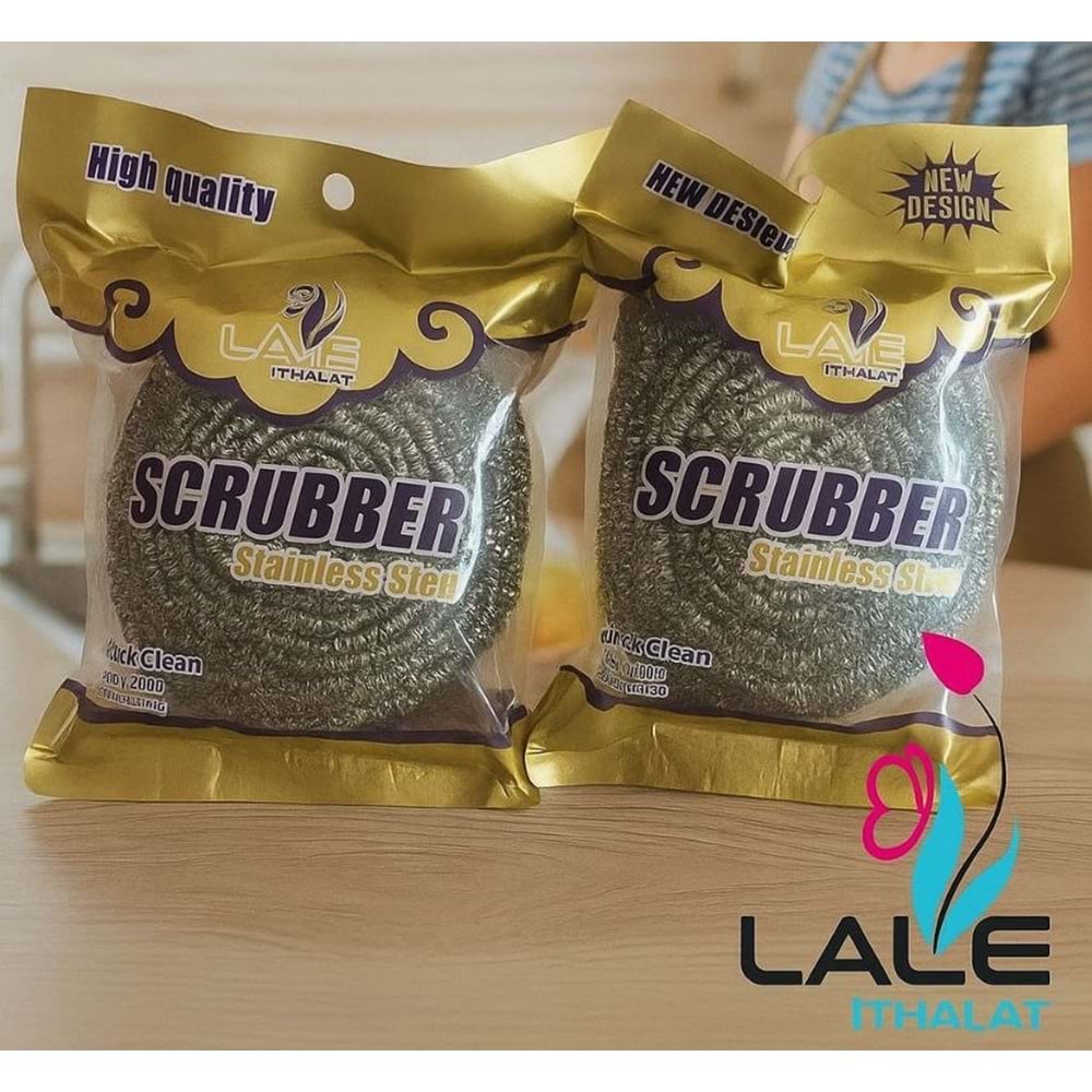 LALE İTHALAT 165F 60 GRAM BULAŞIK TELİ *12*360*