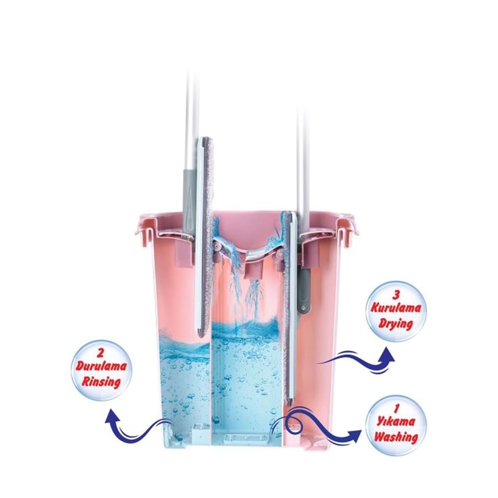 FLORA F444 TRİO TABLET MOP SETİ 14 LT
