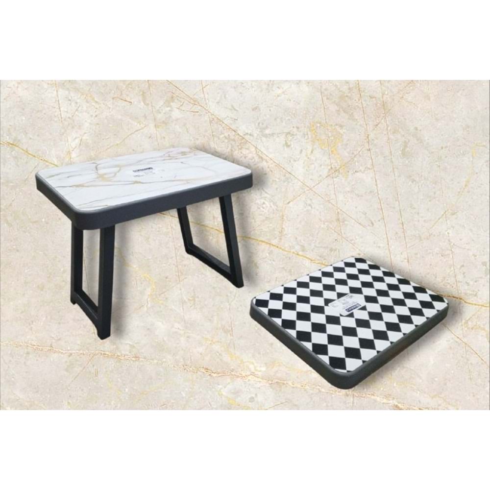 MERDEM MRD807 KÜÇÜK BOY KATLANIR DESENLİ MASA *10*