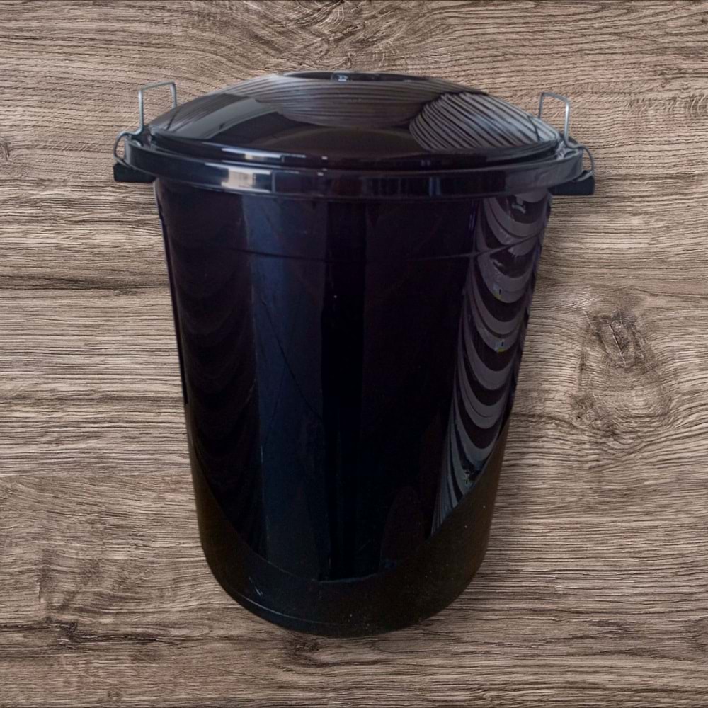 ASUDE ASD175 BAKLİYAT KOVASI SİYAH 50 LT
