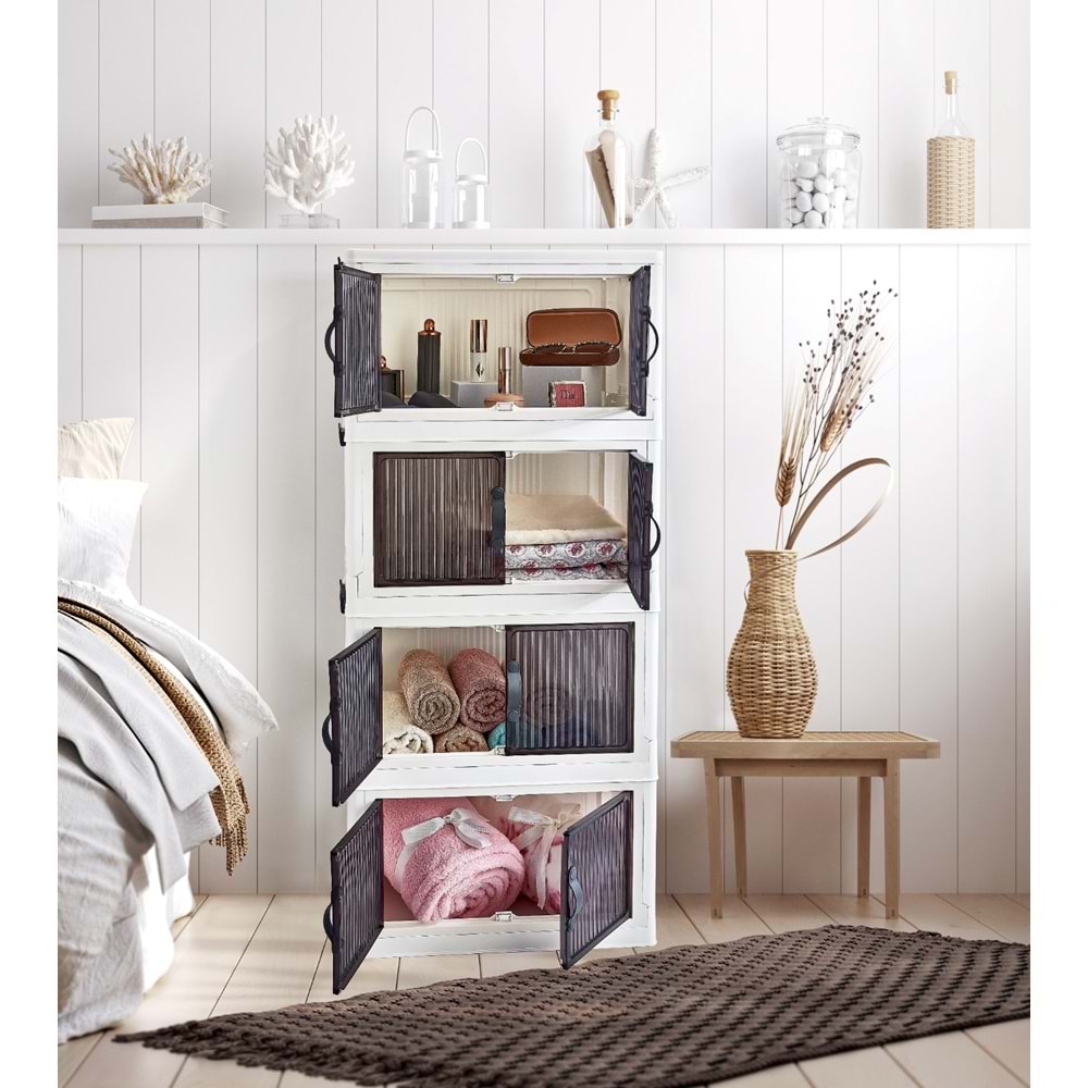 BARONESS 11009 DÖRT KATLI PORTATİF DOLAP *1*