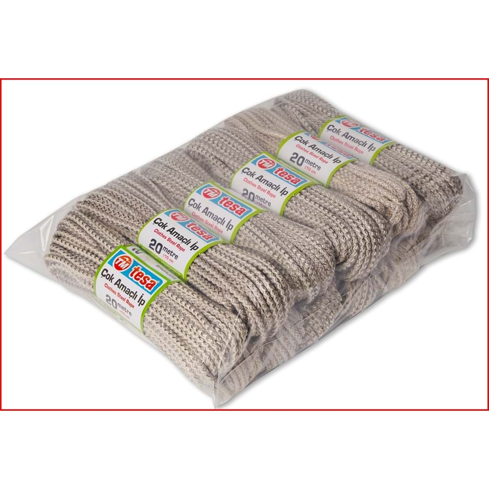 TEMSAN TM-133 20 MT ÇOK AMAÇLI İP (12'Lİ) *10*