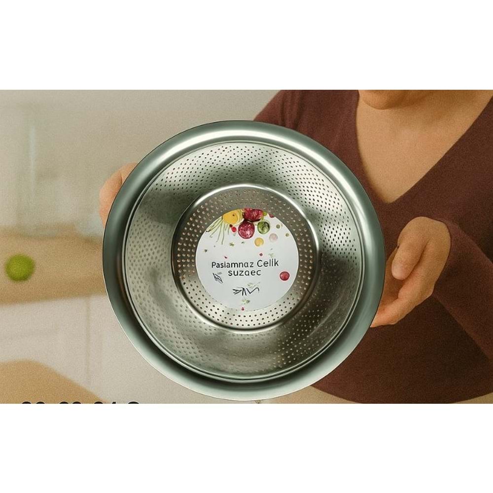 LALE İTHALAT 34R 22 CM METAL SÜZGEÇ *100*