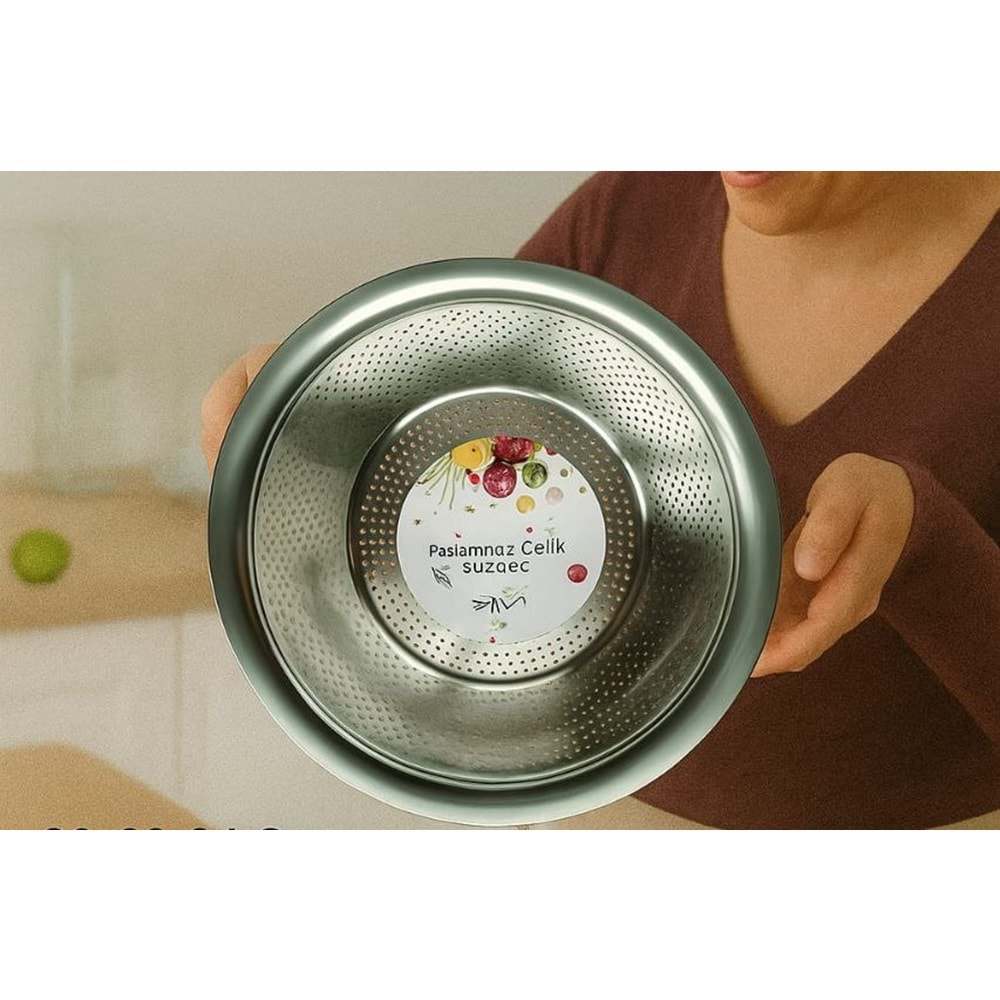 LALE İTHALAT 34S 24 CM METAL SÜZGEÇ *50*