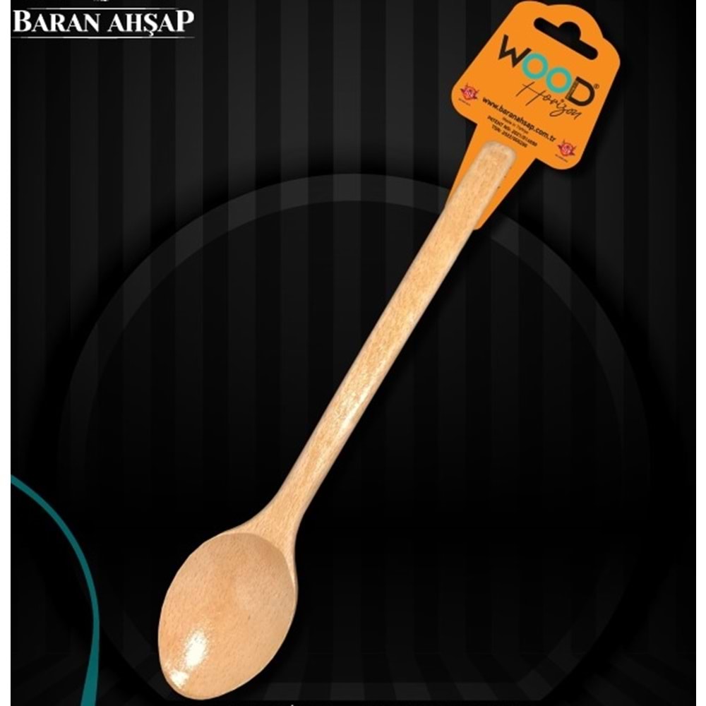 BARAN AHŞAP 3728 WH 32 CM CİLALI KEPÇE *90*