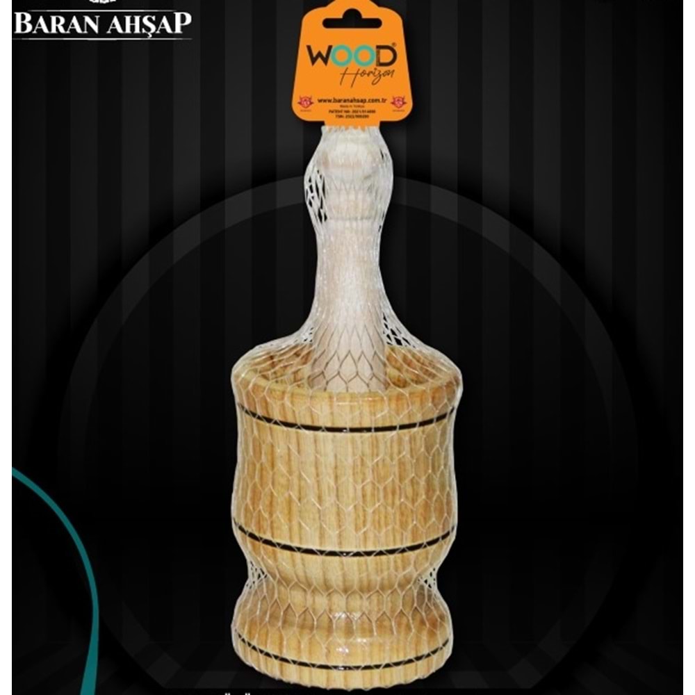 BARAN AHŞAP 3761 WH 10. NO BÜYÜK HAVAN *50*