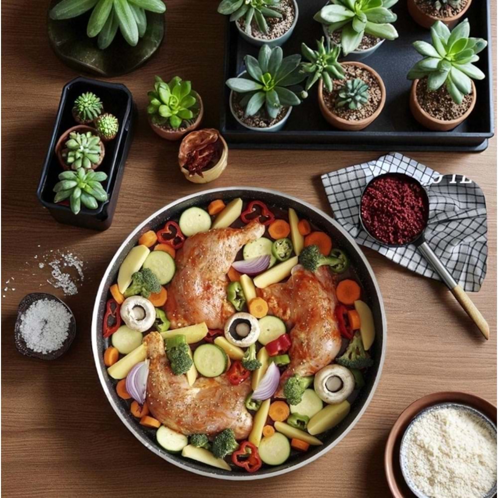 TOGO 1024 34CM 3MM ULTRA GRANİT FIRIN TEPSİ(5/20)