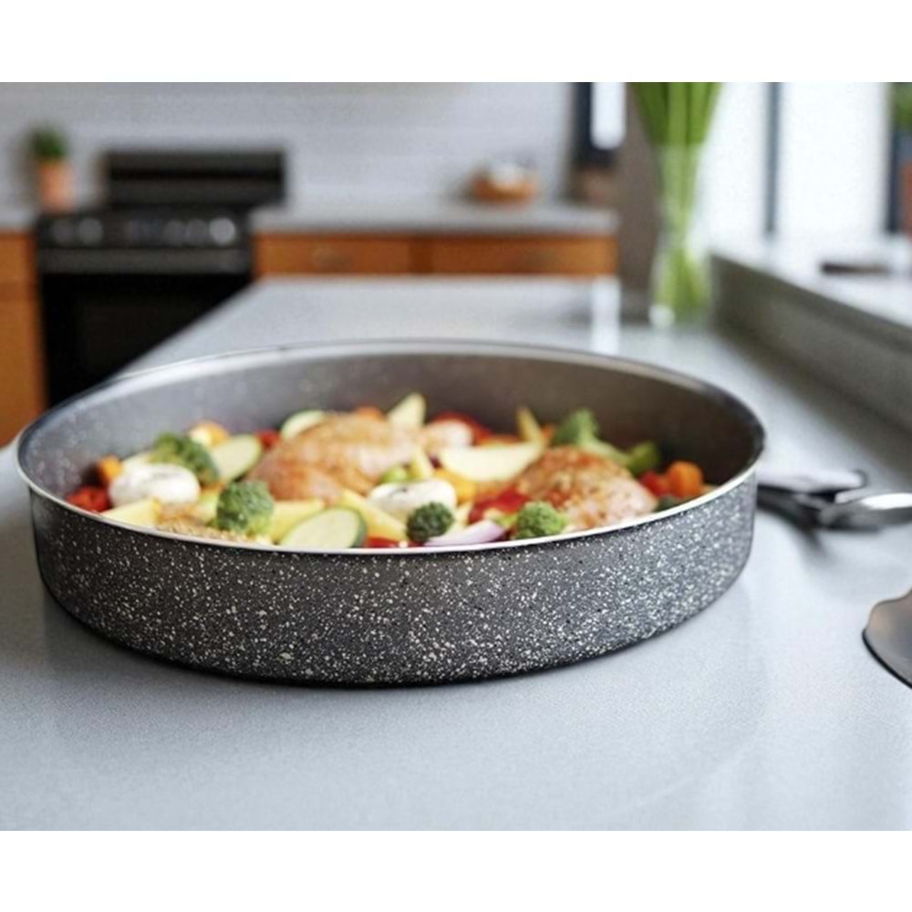 TOGO 1026 38CM 3MM ULTRA GRANİT FIRIN TEPSİ(5/20)