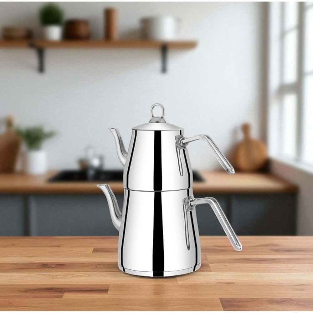 TOGO 5601 PRAMİT ORTA ÇAYDANLIK (ÇYD-2,00 LT / DEM-1,1 LT) *8*