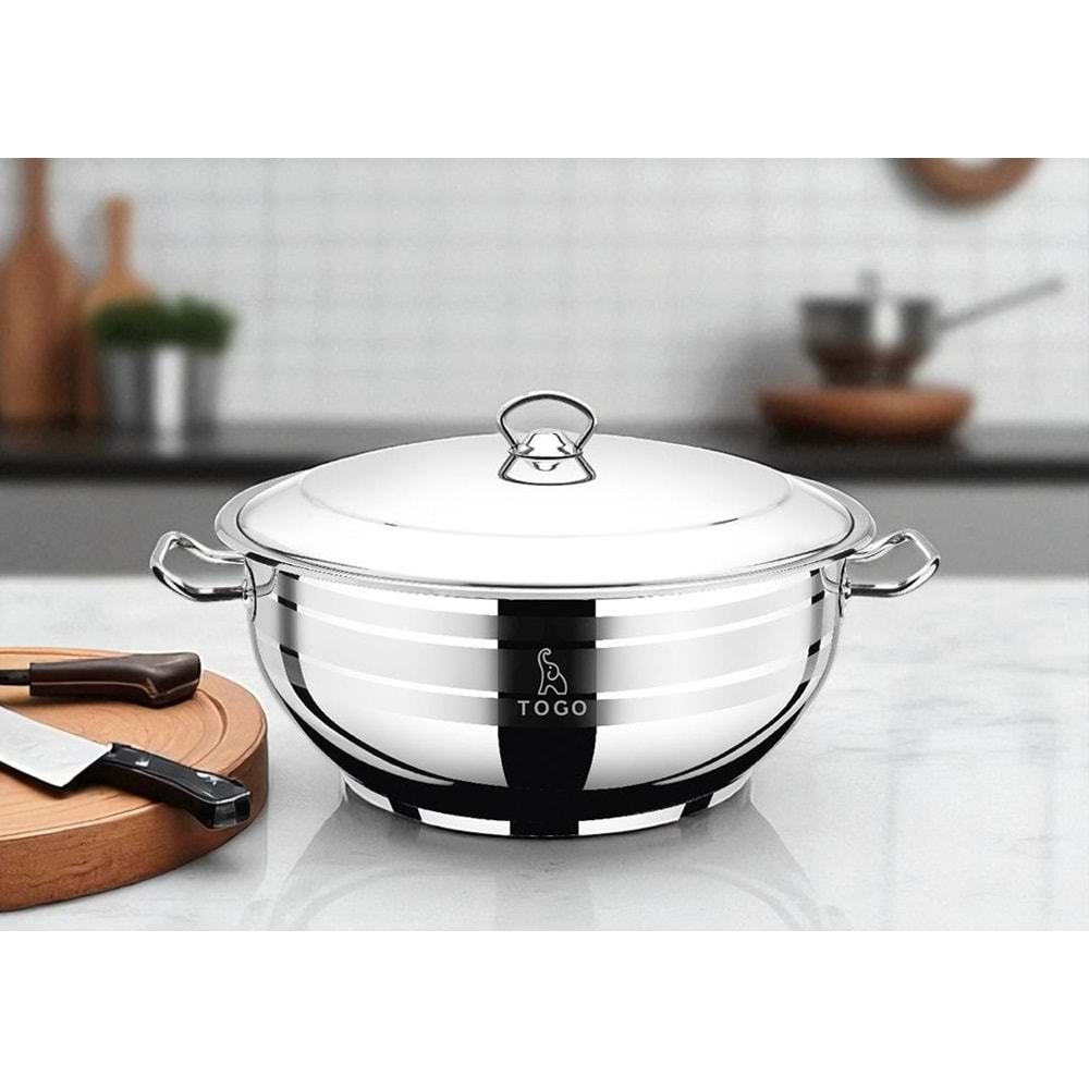 TOGO 5611 FLANŞ KULP BASIK TENCERE 34 CM *3*