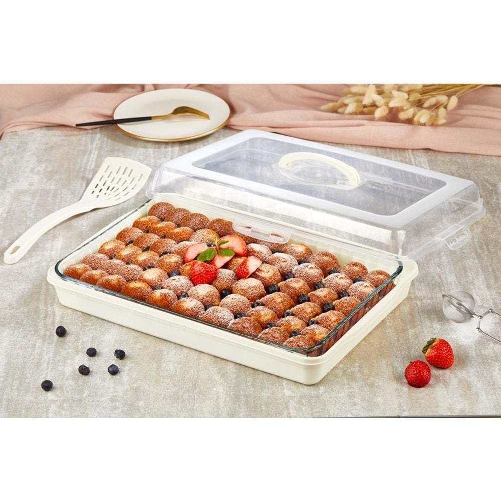 DEMPA DP-50 DİKDÖRTGEN PASTA BÖREK KABI *20*