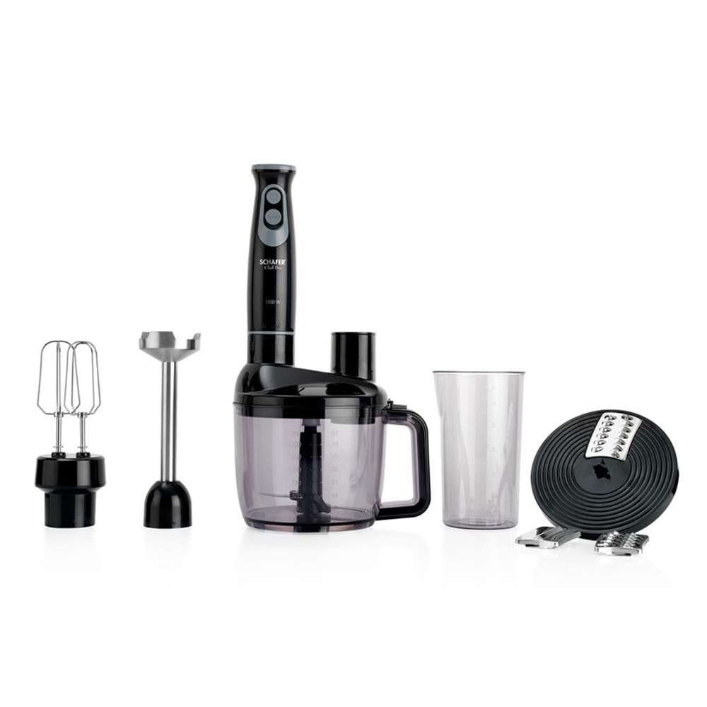 SCHAFER BLENDER SETİ CHEF MİX SİYAH