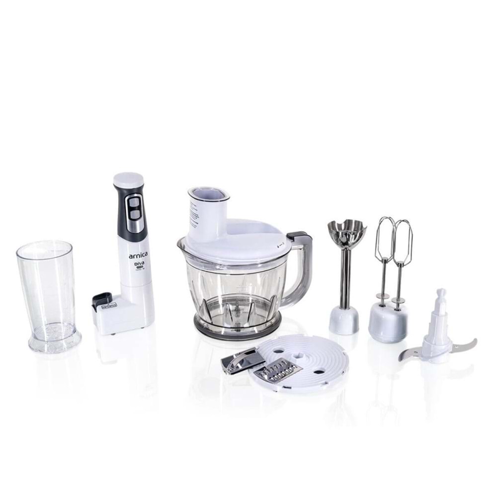 ARNİCA BLENDER SET DİVA PRO BEYAZ GH21800