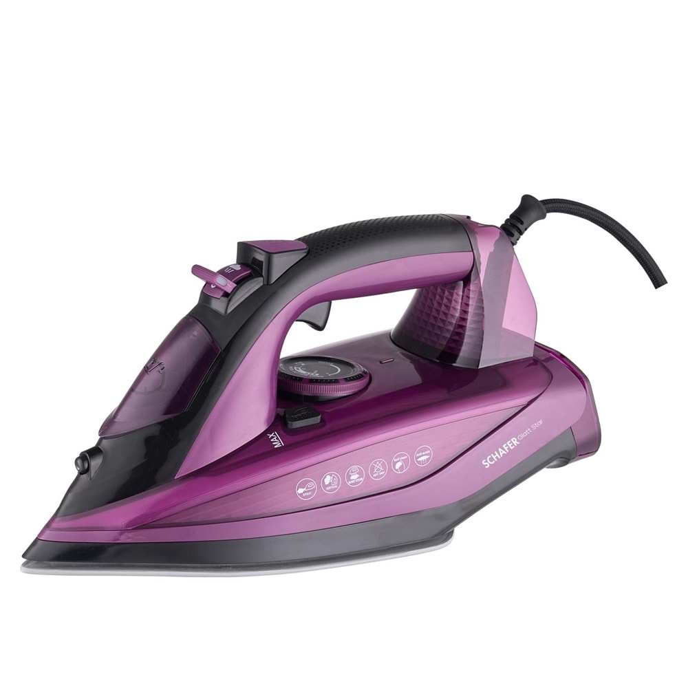 SCHAFER ÜTÜ GLATT STAR MOR *6*