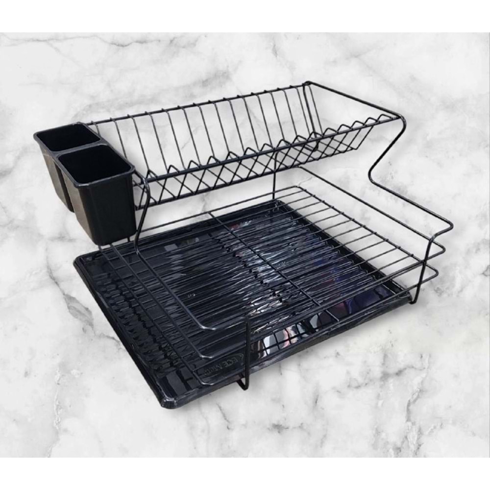 ECE METAL 40724 PLASTİK KAPLAMA DELÜX 2 KATLI TABAKLIK *4*