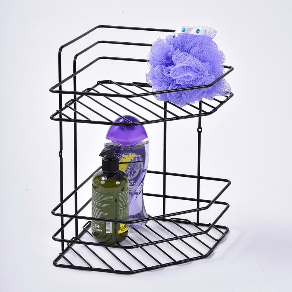 ECE METAL 40694 PLASTİK KAPLAMA 2 RAFLI KÖŞELİK *8*