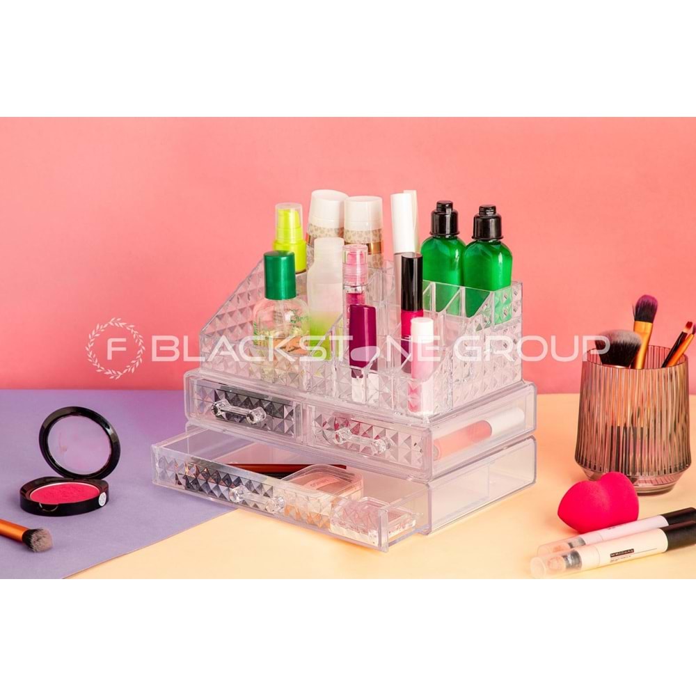 BLACKSTONE KRC655 3 ÇEKMECE DİAMOND ORGANİZER SET *12*