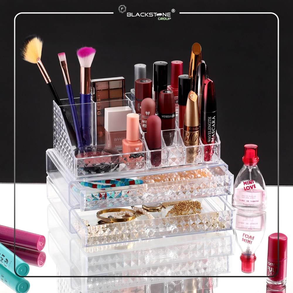 BLACKSTONE KRC029 DİAMOND 2 ÇEKMECELİ ORGANİZER SET