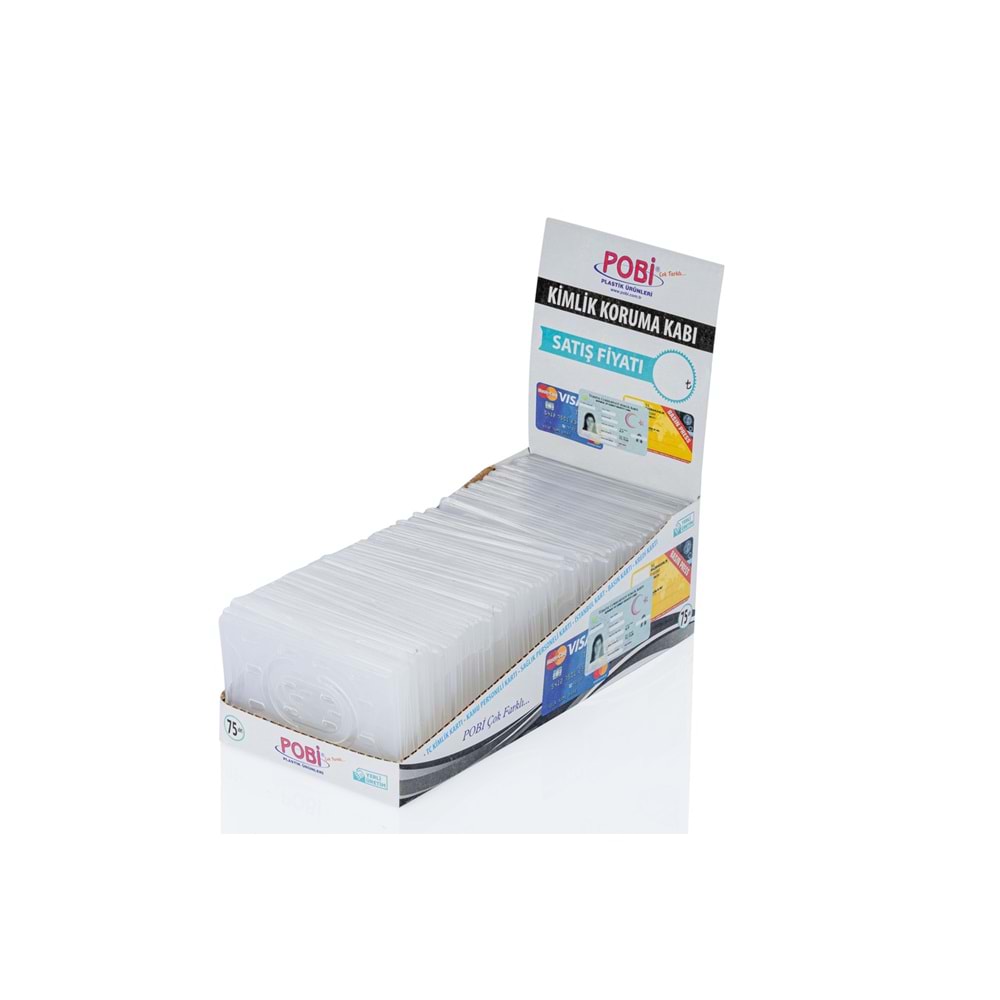 POBİ PB197 ŞEFFAF KİMLİK KABI 75Lİ *20*