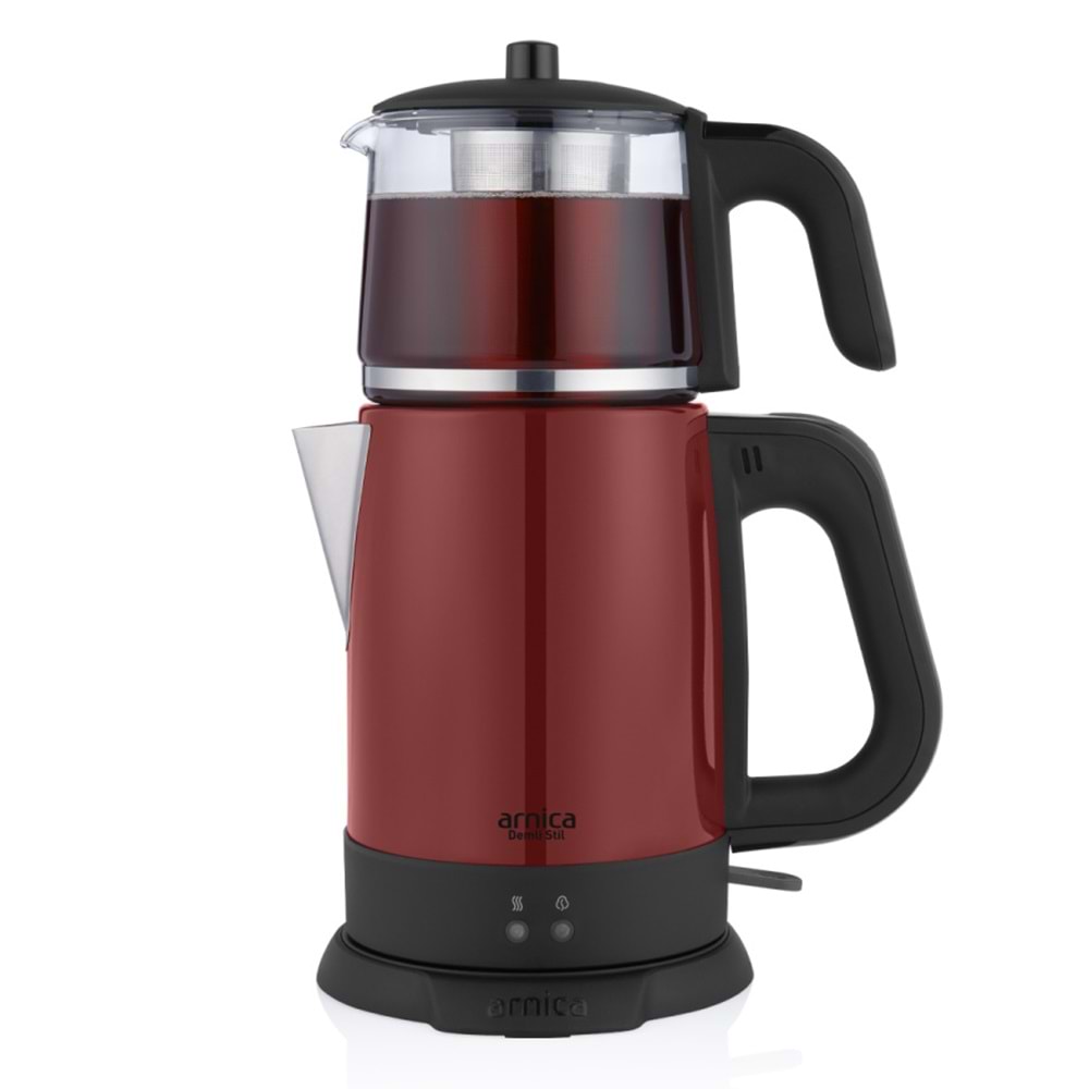 ARNİCA DEMLİ STİL ÇAYCI KIRMIZI 33204