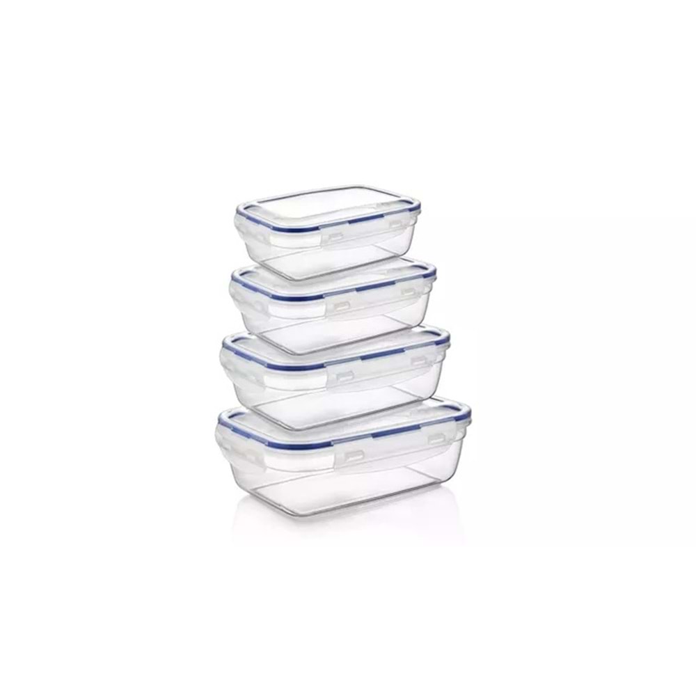 ASUDE ASD067 DİKD. 4 LÜ SIZDIRMAZ SAKLAMA SET *24*