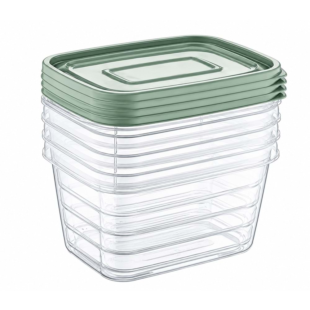 SOFTCHEF 00933 GLORIA DİK. 4 LÜ SAKLAMA SET (4X1.9LT) *24