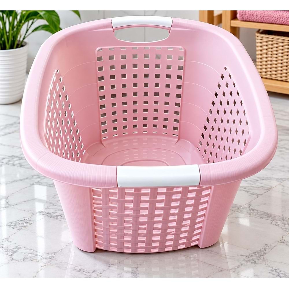 ALACA ST062 RATTAN KARE DERİN SEPET *12*
