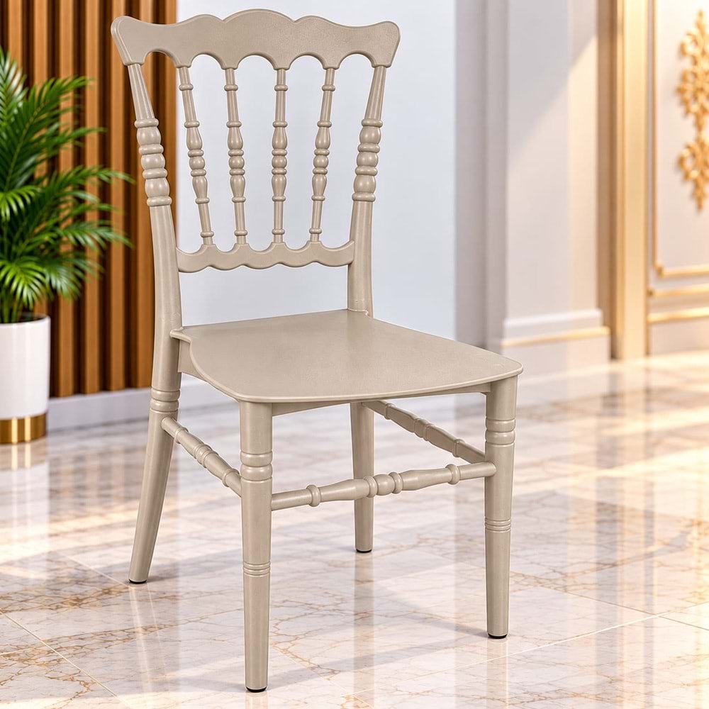 SAĞLAM 697B SİLVER SANDALYE B MODELİ EKO BEJ