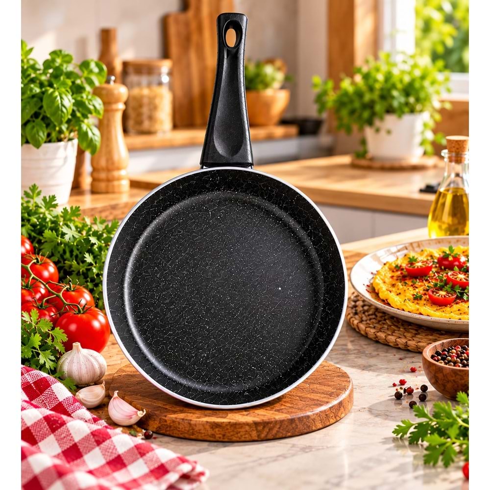 EMEL MUTFAK 28 CM EZME TAVA (SİYAH) *12*