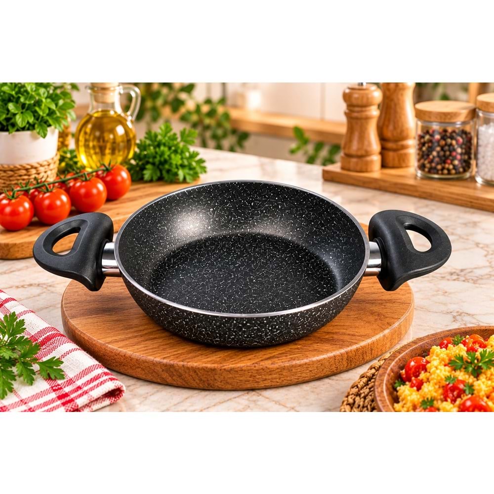 EMEL MUTFAK 18 CM EZME SAHAN (SİYAH) *12*