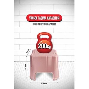 FLORA F406 HERKÜL PLASTİK TABURE *12*