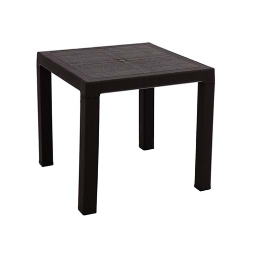 SAĞLAM 525 80 X 80 ELİT RATTAN MASA EKO (CAMSIZ)