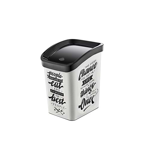 ÖZER D081 SMART NO 1 KLİK DESENLİ ÇÖP KOVASI *24*