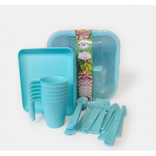 ALACA ST240 6 KİŞİLİK PİKNİK SET 32 P.*6*