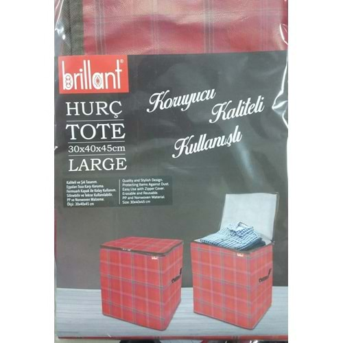 BRİLLANT 82101 DELUXE LARGE 30*40*45 FERMUARLI HURÇ *12*