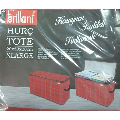 BRİLLANT 82102 DELUXE XLARGE 20*53*28 FERMUARLI HURÇ *12*