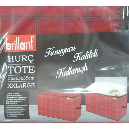 BRİLLANT 82103 DELUXE XXLARGE 25*65*35 FERMUARLI HURÇ *12*