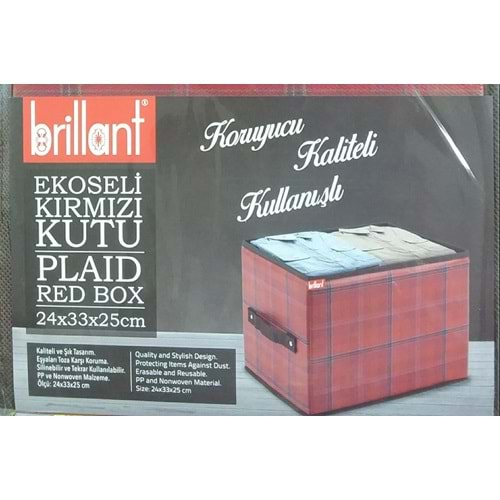 BRİLLANT 82118 EKOSE KUTU LARGE 24*33*25 *12*