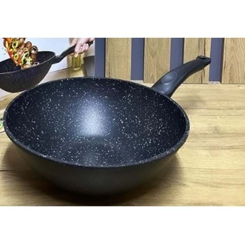 ELİT 32 CM DÖKÜM WOK TENCERE