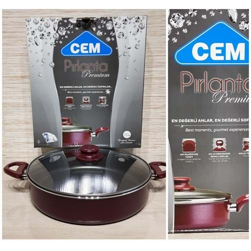 CEM PIRLANTA PREMİUM KARNIYARIK TENCERE 26 CM *6*