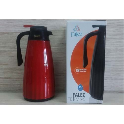 FALEZ TMS 1002 KIRMIZI ÇAY TERMOSU 1.5 LT *12*