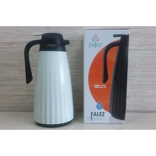 FALEZ TMS 1005 KREM ÇAY TERMOSU 1.5 LT *12*